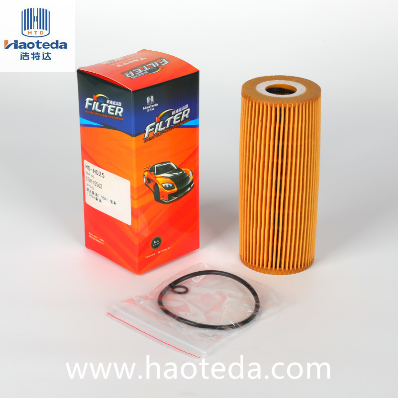 Haoteda 074115 562/CH8530 Filter za automobilsko ulje za Jetta dizelsko vozilo / Bora1.9TDI